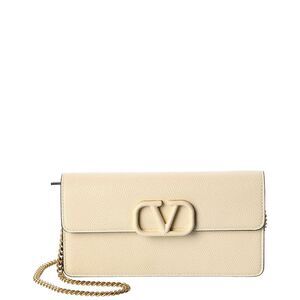 Valentino Cream Chain Wallet